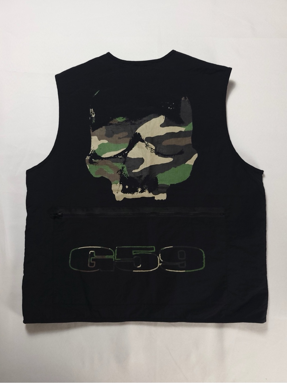 G59 Suicideboys Black & Camo Utility Tactical Military Vest Mens Size Medium